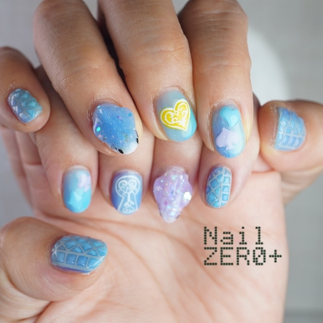 夏/推し活/ハンド/3D/キルティング - 塩見隼人 [池袋]ネイルゼロプラス