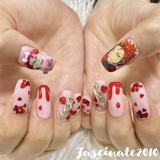 バレンタイン/痛ネイル/3Dのネイルデザイン｜ネイルブック 