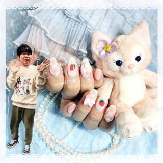 3Dネイルパーツオーダー いちご 動物 スイーツ