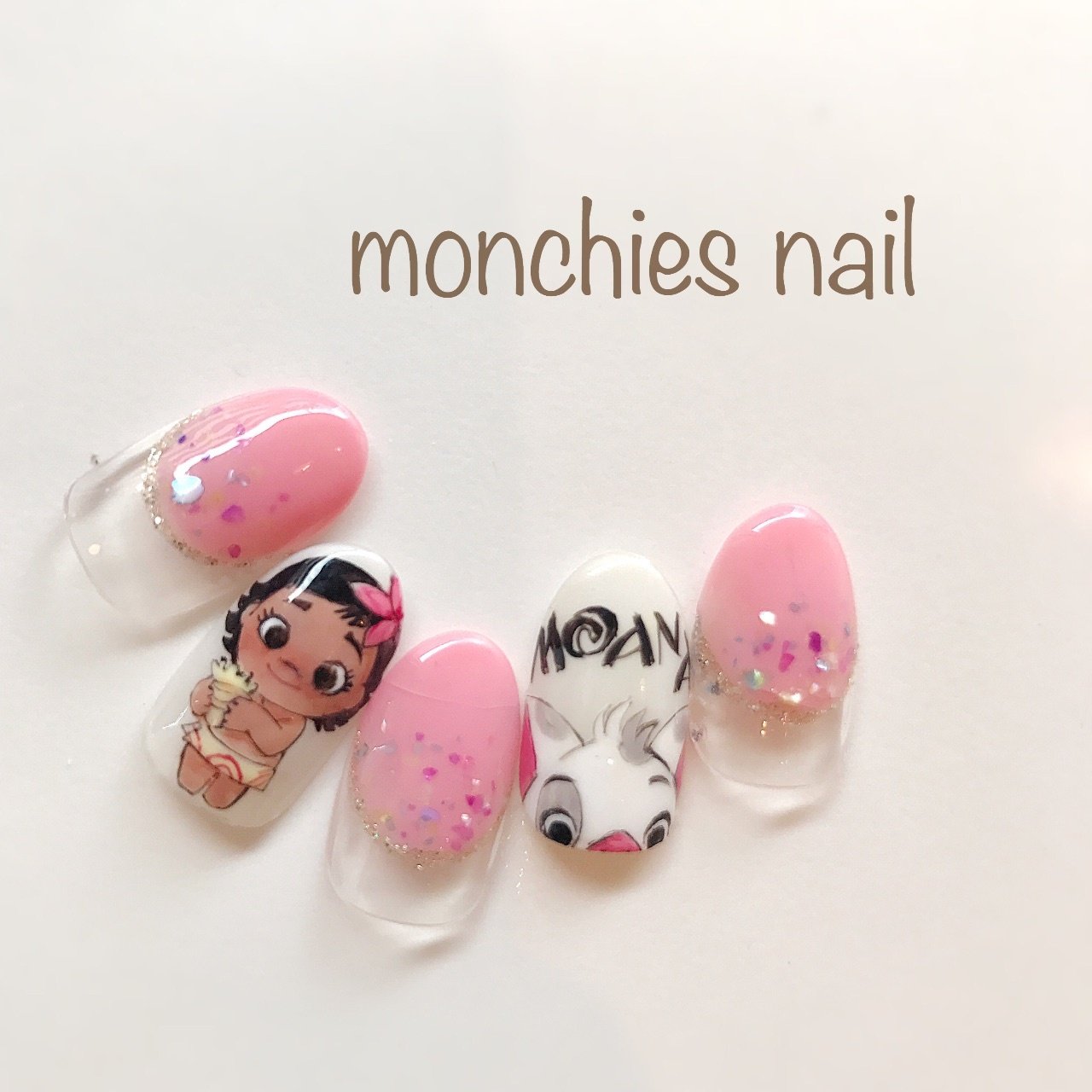 夏 海 リゾート ハンド キャラクター Monchies Nailのネイルデザイン No ネイルブック