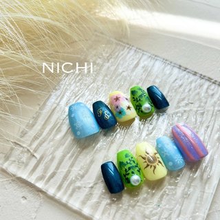 2026年】新着順｜カラフル(レインボー)/#ラプンツェルネイル⁣のネイル