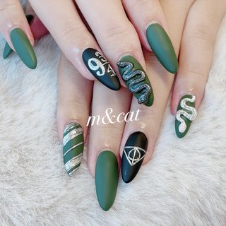 人気順｜#スリザリンのネイルデザイン｜ネイルブック