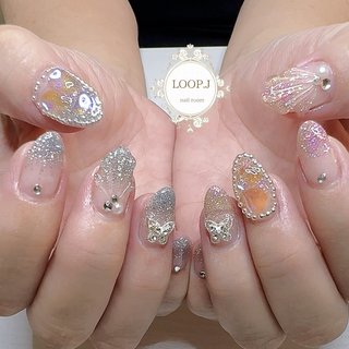 グラデーション/#オーロラストーンのネイルデザイン(2ページ目