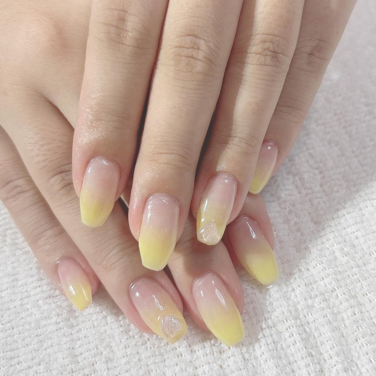 グラデーション/イエロー - ~Ri re ru＊ Nail~ リレル ネイルのネイル 