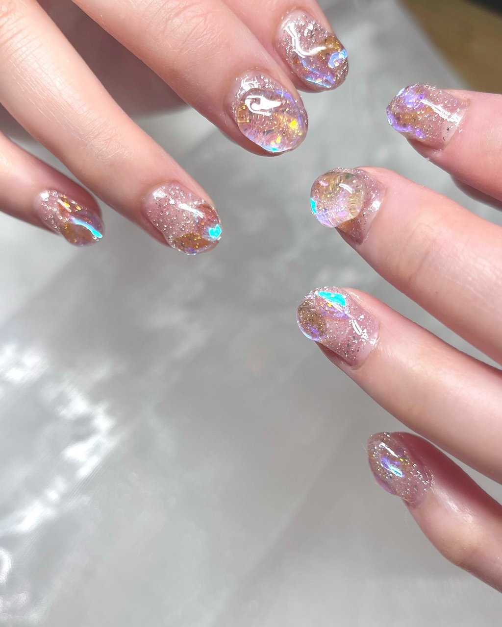 夏/オフィス/フラッシュ/痛ネイル/マグネット - nail_ering903のネイル