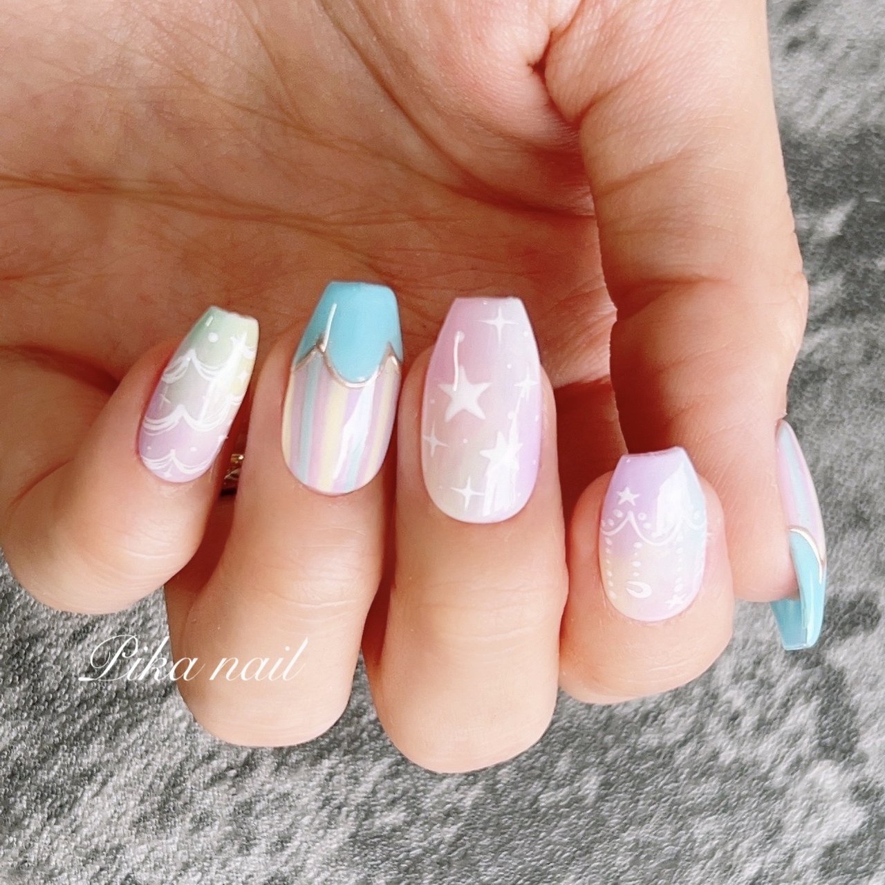 春/夏/秋/冬/ハンド - pika nailのネイルデザイン[No.8969077]｜ネイル