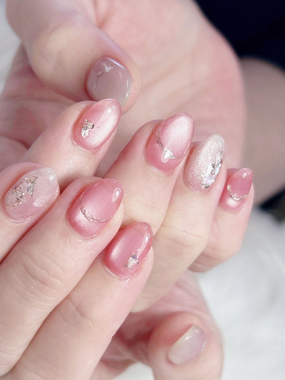 HIKARI ネイルケ 手が綺麗に見えるネイル/春/夏/デート/ハンド - 大曲Hikari Nail