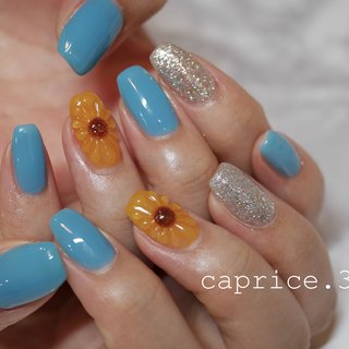 #nails #instanail #gelnails #ネイル #ジェルネイル #自宅ネイルサロン #プライベートサロン #各務原市川島 #自宅ネイル岐阜 #木曽川駅 #大人ネイル #フィルイン #1層残し #一眼レフ #ニュアンスネイル #ちぐはぐネイル #ちゅるんネイル #ミラーネイル #抜け感ネイル #マグネットネイル #夏 #ライブ #女子会 #推し活 #ハンド #シンプル #トロピカル #ちゅるん #ひまわり #ぷっくり #ミディアム #スクエア #オレンジ #水色 #シルバー #ジェルネイル #お客様 #yuka #ネイルブック