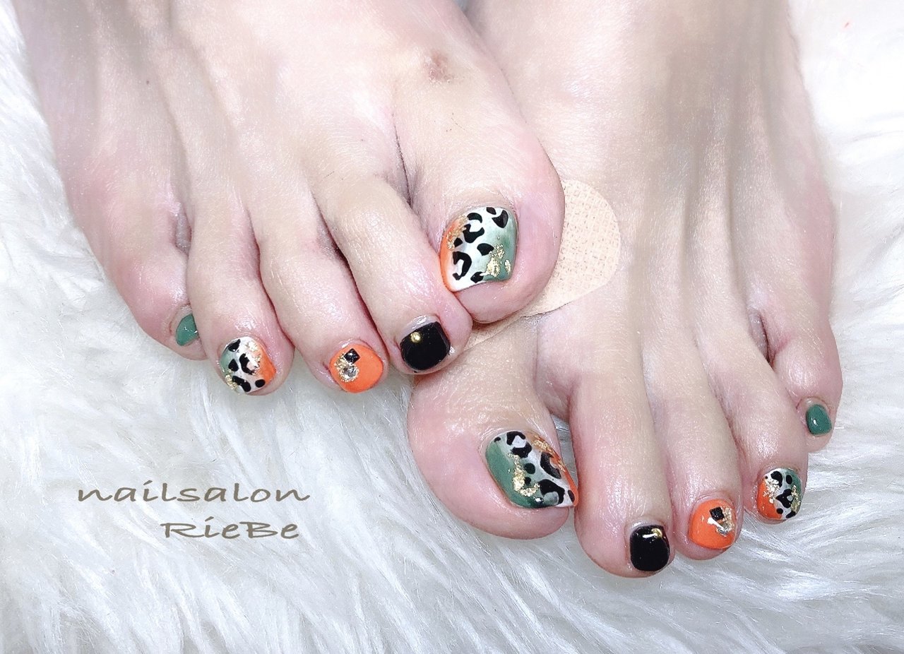 秋/冬/旅行/オフィス/フット - Nail Salon RieBe 〜リーヴェ〜のネイル 