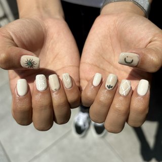こんにちは☁️ nail room mignonです♡.。

当店ではシンプルからデザインまで幅広く施術させていただいております🌿

ご予約も承っておりますのでお問い合わせください✉️*°


＿＿＿＿＿＿＿＿＿＿＿＿＿＿＿＿＿＿＿

■営業時間　

10:00 ~ 20:00 
(※最終受付はメニューにより異なります。)

■定休日

不定休


■アクセス
 
福岡県北九州市戸畑区旭町
(戸畑駅から徒歩5分) #夏 #オールシーズン #ハンド #幾何学模様 #ショート #スクエア #ホワイト #ベージュ #ブラウン #ジェルネイル #お客様 #Uchio #ネイルブック