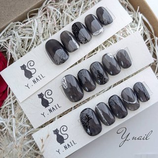 黒薔薇のネイルデザイン｜ネイルブック 