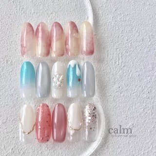 おすすめ順｜#いちごミルクカラーのネイルデザイン｜ネイルブック 