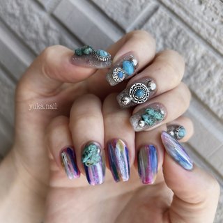 #nail #ネイル #ネイルアート #ジェル #ジェルネイル
#夏 #夏ネイル #春夏ネイル
#秋冬ネイル
#個性派 #個性的 #個性派ネイル
#ニュアンス #ニュアンスネイル
#ぬりかけ #ぬりかけネイル
#ターコイズ #天然石
#福岡 #北九州 #八幡東区
#福岡ネイル #北九州ネイル #八幡東区ネイル #春 #夏 #秋 #海 #ハンド #ニュアンス #天然石 #ミディアム #スクエア #ターコイズ #シルバー #カラフル #ジェルネイル #お客様 #yuka.nail(ユカネイル) #ネイルブック