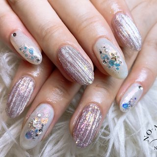 マグネット/オーロラ/#バカラのネイルデザイン｜ネイルブック 