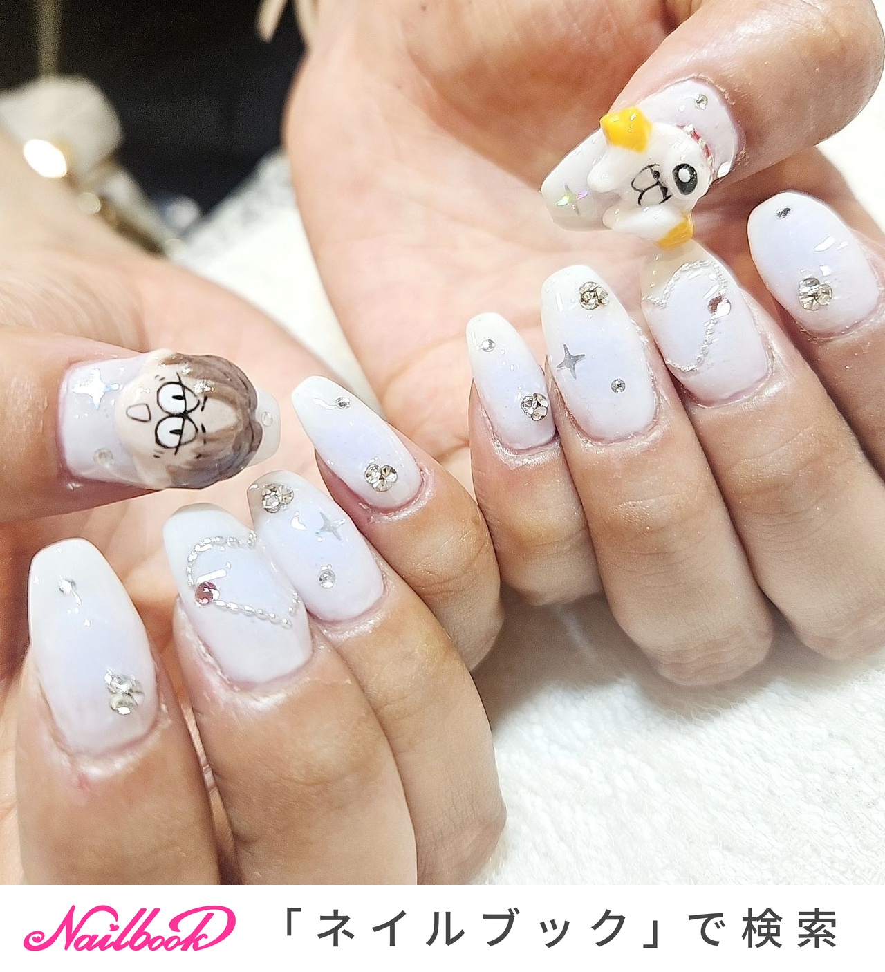 推し活/痛ネイル/チーク/キラキラ - wisteria_nail_salonのネイル