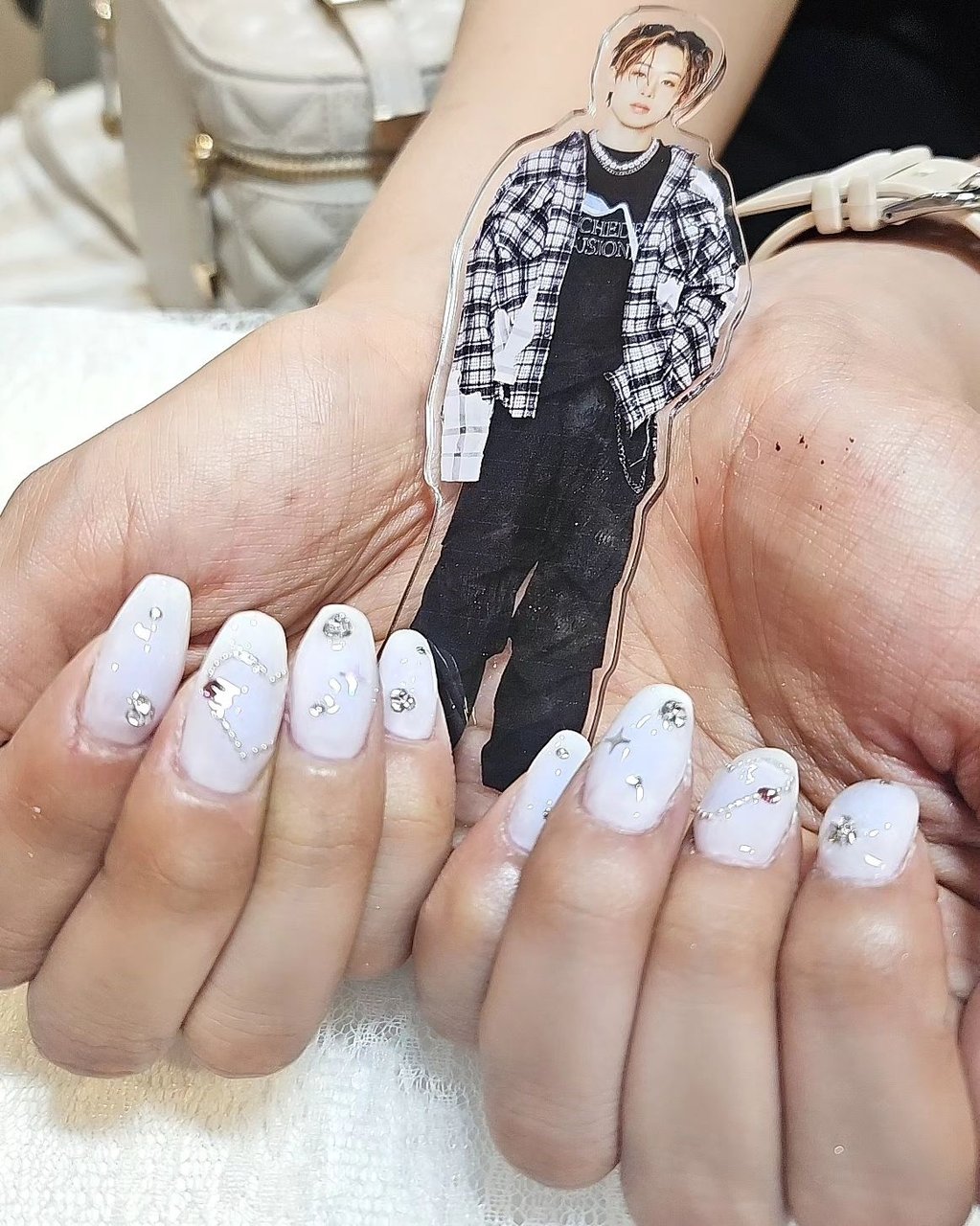 推し活/痛ネイル/チーク/キラキラ - Nail salon Wisteriaのネイル 