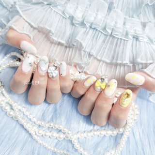 水色/パステル/量産型ネイルのネイルデザイン｜ネイルブック