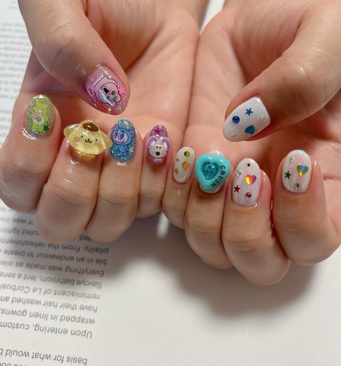 ちゅるん/ワンホン/韓国/カラフル/ジェルネイル - ladybyclosetの