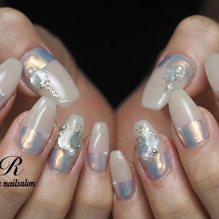 ハンド/フレンチ/オーロラのネイルデザイン｜ネイルブック 