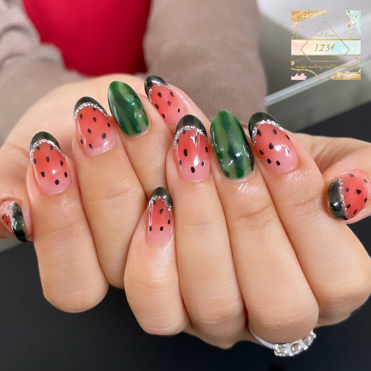 夏/フルーツ - 1234 nailroomのネイルデザイン[No.8991919]｜ネイルブック