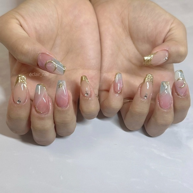 éclair nail｜上滝のネイルサロン｜ネイルブック