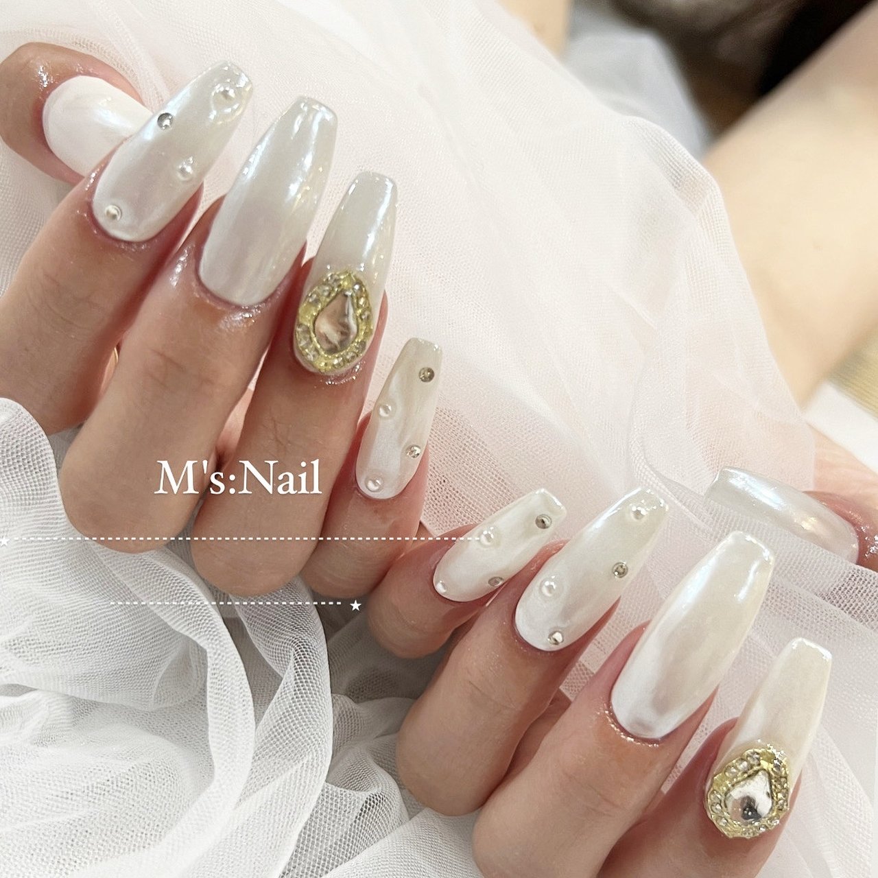M's:☾⋆゜【ネイルチップ販売】のネイルデザイン[No.8992438