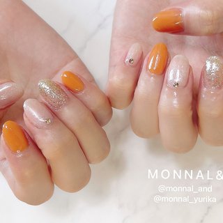. 【ご予約コース】#ワンカラー+α
【メニュー名】#オレンジネイル
【担当スタッフ】YURIKA @monnal_yurika
.
ご来店ありがとうございます☺︎
.
.
.
━━━━━━━━━━━━━━━━━━━━
▫️爪にコンプレックスがある
▫️ネイルの持ちが悪い
▫️爪を丈夫に保ちたい
トラブル爪にも対応できるネイルサロン🐚
━━━━━━━━━━━━━━━━━━━━
【福井店】ご予約はこちら↓

LINE ID @vnd4371h
LINEから24時間ネットご予約受付中です💌

 MONNAL& モナールアンド 
営業時間 9:30～18:00 (Lo.17:00) 
定休日 不定休

住所　福井市大町10-2-2 
ショッピングシティベル近く🔔
.
TEL 0776-63-6268

━━━━━━━━━━━━━━━━━━━━
【鯖江店】ご予約はこちら↓

LINE ID @058rlgbk
LINEから24時間ネットご予約受付中です💌

 美爪ケア育成ネイルサロン Li & リアンド
営業時間 9:30～18:00 (Lo.17:00) 
定休日 日曜日・祝日

住所　鯖江市有定町1丁目8-10 2F
西山公園近く⛲️
.
TEL 0778-25-1552

━━━━━━━━━━━━━━━━━━━━
#MONNAL&#モナールアンド
#Li&#リアンド#monail#もないる
#福井ネイル#福井ネイルサロン
#ケア#ジェル#スカルプ#フットジェル
#ネイル#アートし放題#深爪矯正福井
#パーフェクトフィルイン福井
#ベース一層残し福井#フィルイン福井 #オレンジ #MONNAL& / yurika 前田百合香 #ネイルブック