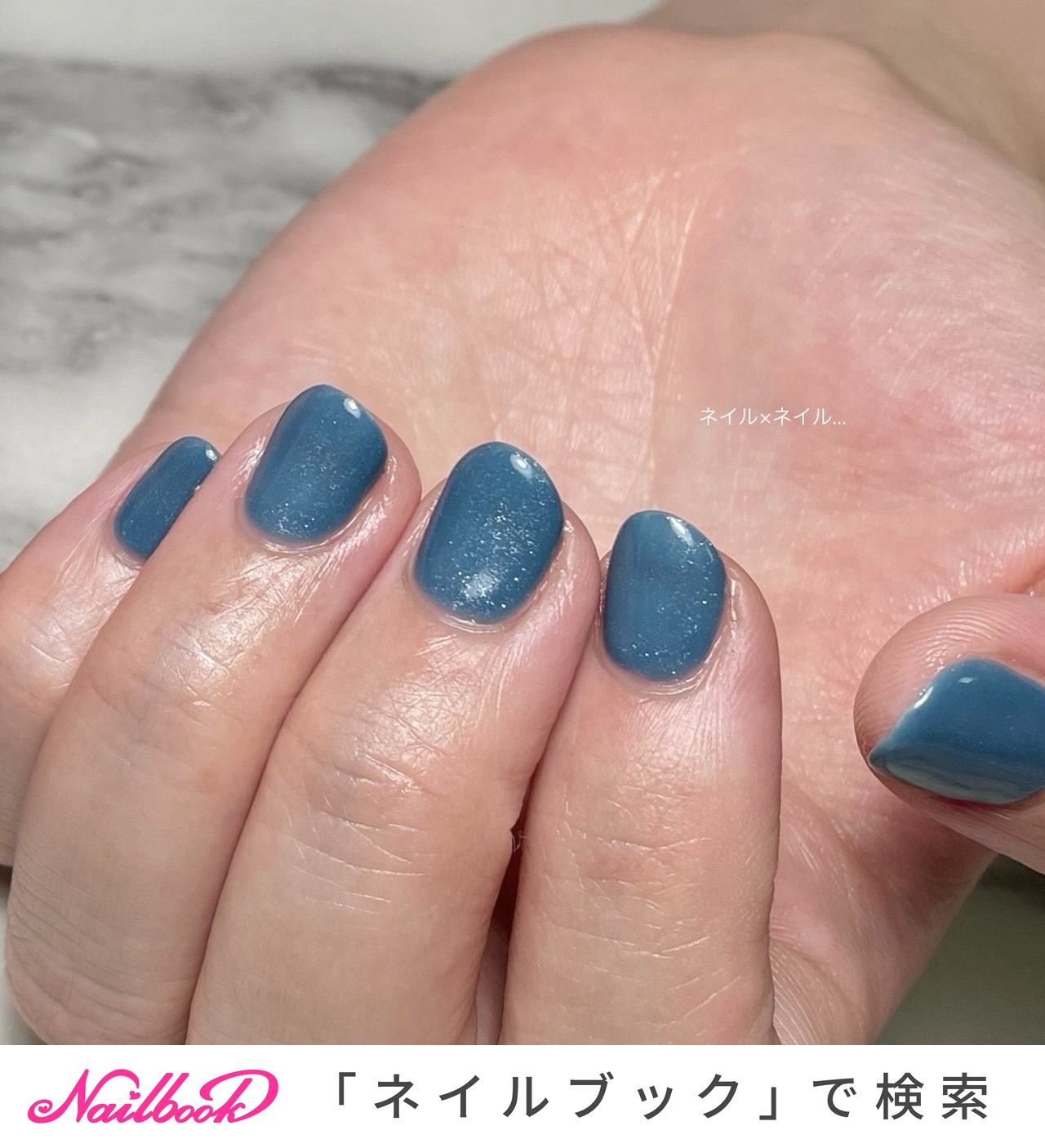 2026年】新着順｜#デニムブルーネイルのネイルデザイン｜ネイルブック