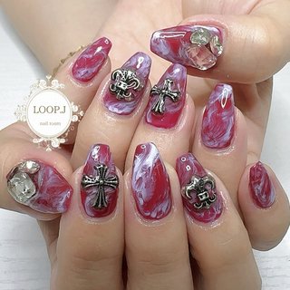 濃ピンク クロムハーツ ネイルパーツ 12個 楽天市場】クロム