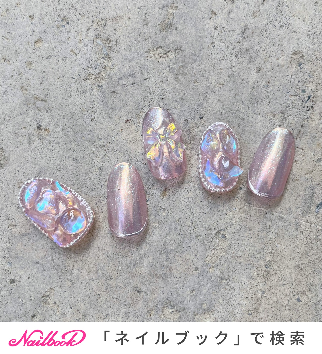 ネイルチップオーダー　mkm様 ネイルチップ オーダーメイド 〜ラメ No.21〜 - kazzy&chik nail