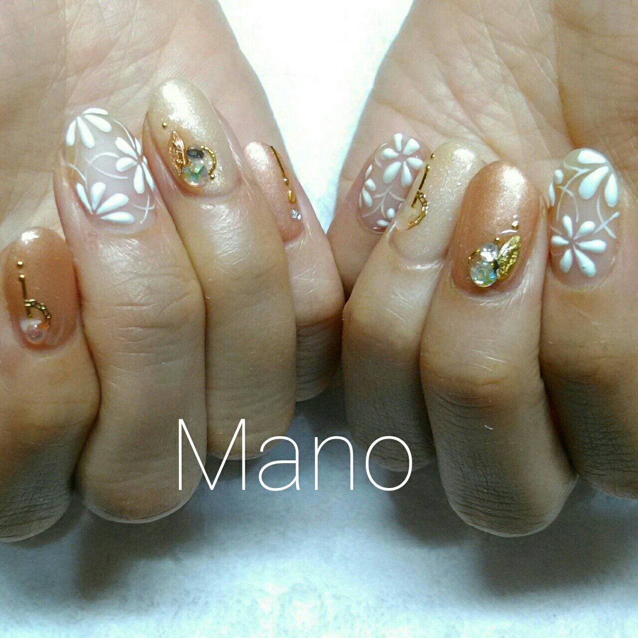 秋 オフィス デート ハンド シュガー Mano Nail Estheのネイルデザイン No ネイルブック