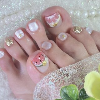 おすすめ順｜ラメ/#⁡ピンクグレープフルーツネイルのネイル