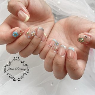 ネイルチップ 宝石ネイル ビジューネイル 夏ネイル 宝石箱ネイル ネイルチップ 宝石ネイル ビジューネイル 夏ネイル 宝石箱ネイル