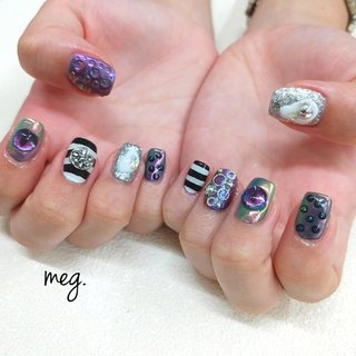 近未来のネイルデザイン｜ネイルブック みらい様☆確認用デザインネイルチップ