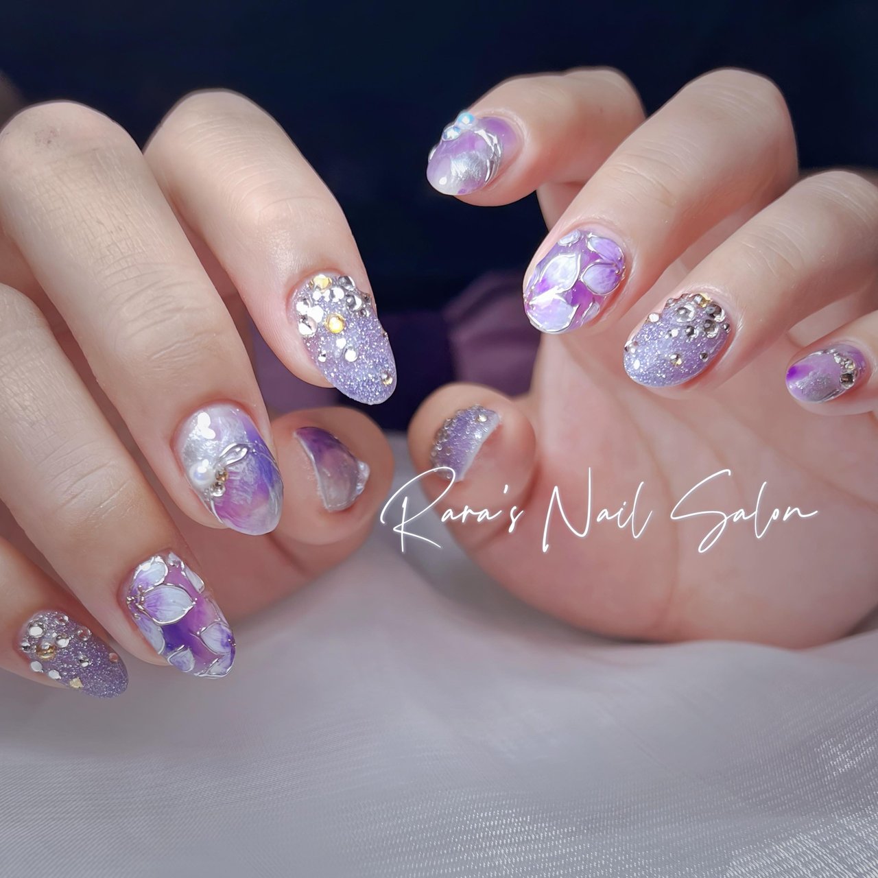 水彩/フレンチ/グラデーション/ワンカラー/ニュアンス - Raraのネイル 