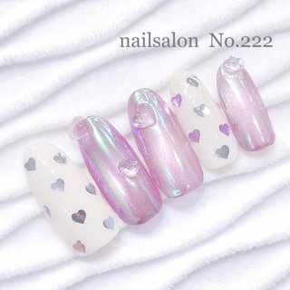 2024年】新着順｜春/ハート/オーロラのネイルデザイン｜ネイルブック 