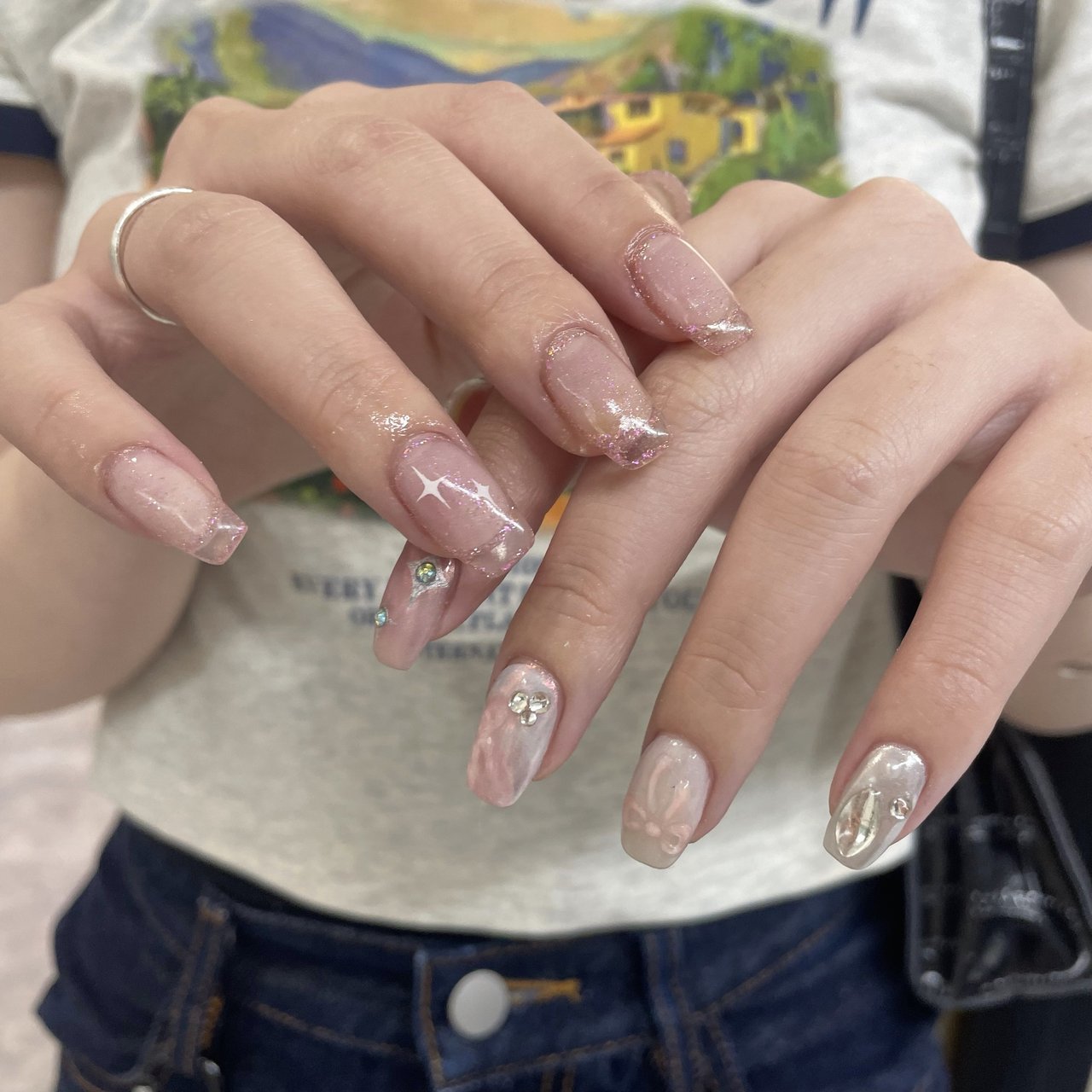 ハンド/スクエアオフ - noaのネイルデザイン[No.9021130]｜ネイルブック 