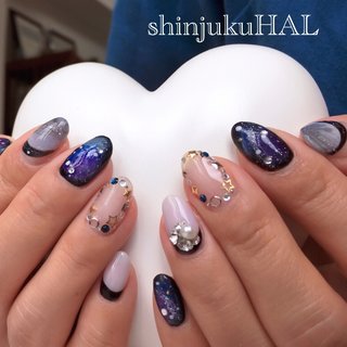 2025年】新着順｜#天体観測のネイルデザイン｜ネイルブック 