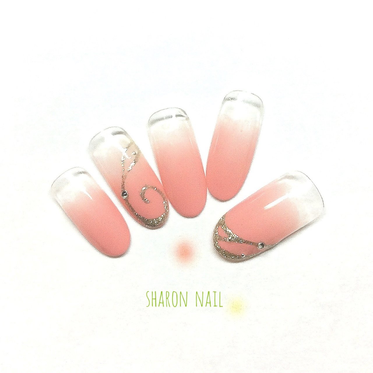 ハンド ピンク ネイルチップ Sharon Nailのネイルデザイン No ネイルブック