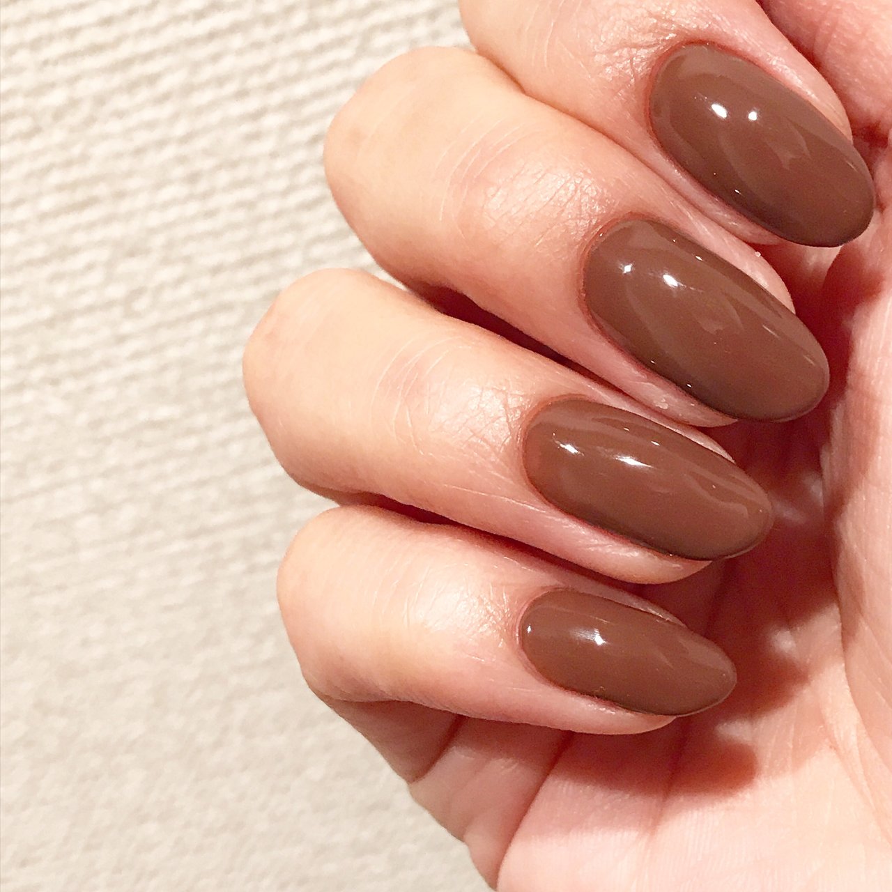 オールシーズン ハンド ワンカラー ブラウン ジェル Nailsalon Laviasのネイルデザイン No ネイルブック