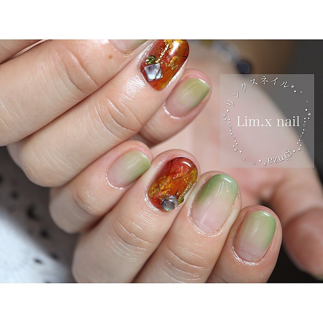 秋 冬 オールシーズン お正月 ハンド Lim X Nail リンクスネイル のネイルデザイン No ネイルブック