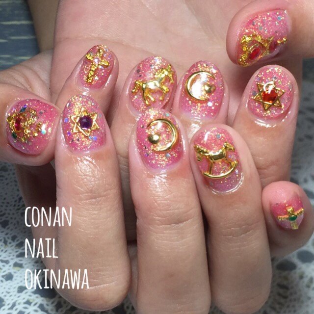 オールシーズン パーティー デート 女子会 ハンド Conan Nail Okinawaのネイルデザイン No ネイルブック