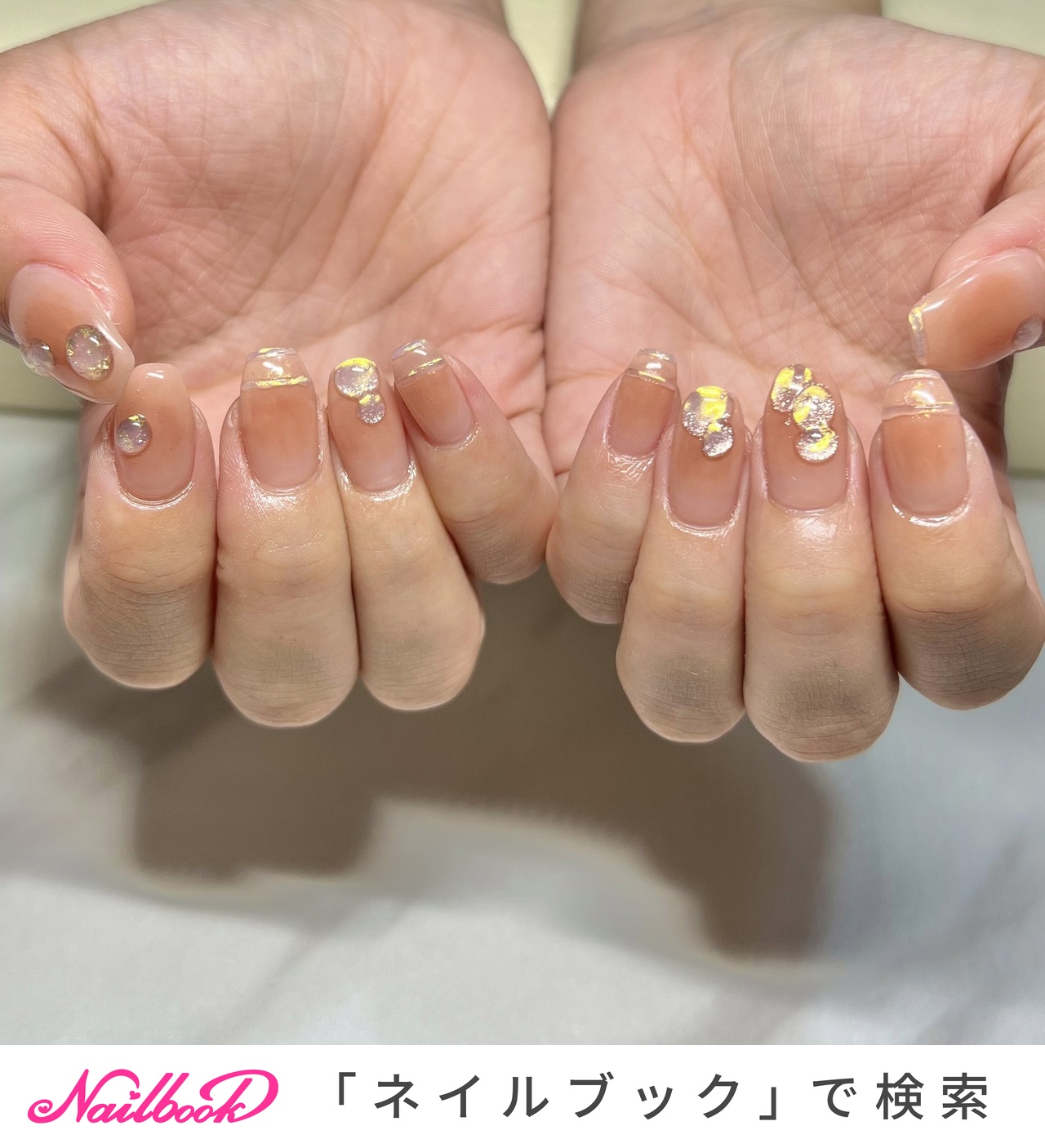 ミルク mof_nails nail mou ✴︎☁️ marilynのネイルデザイン[No.9026219
