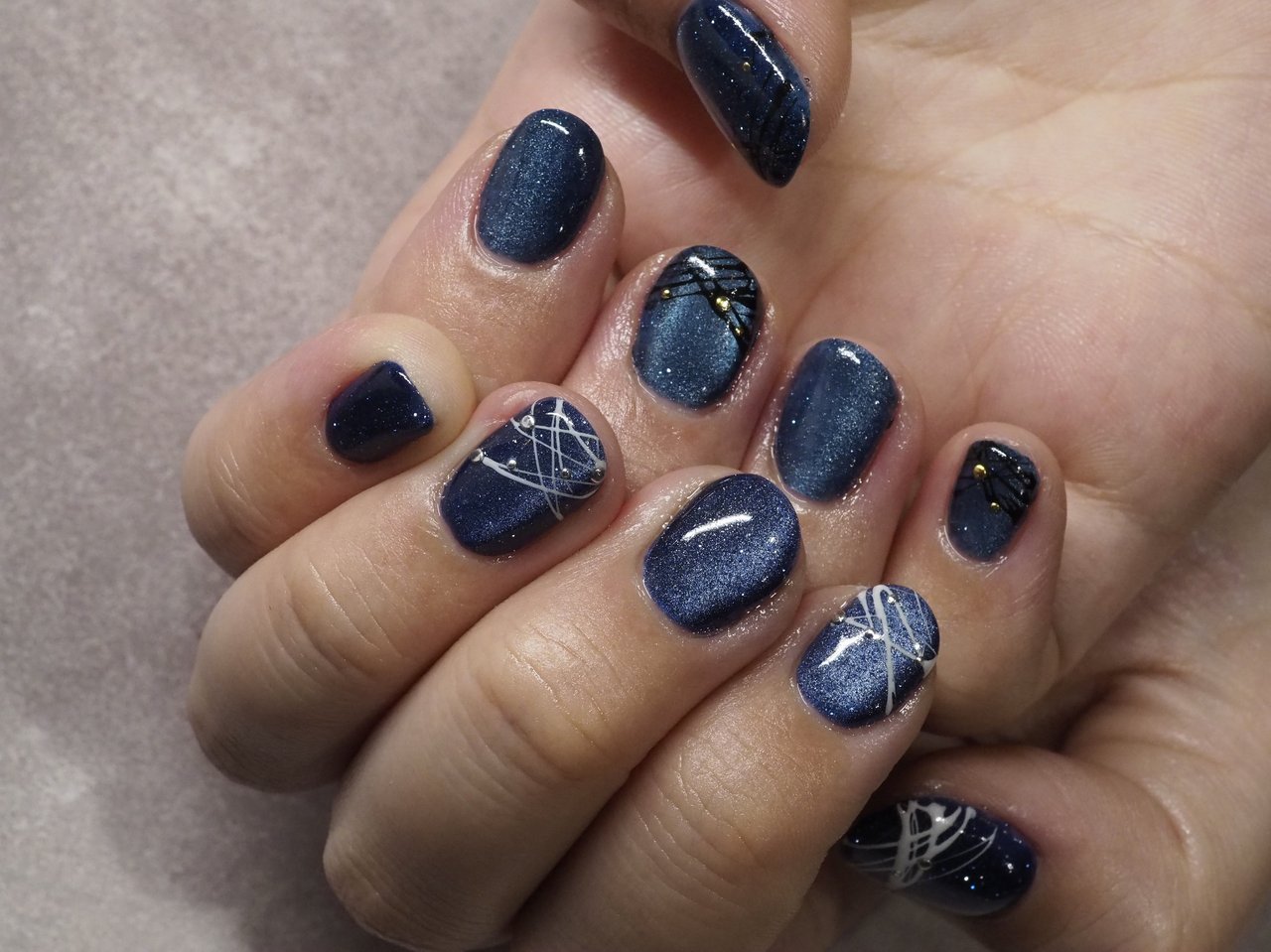 秋/冬/オールシーズン/ハンド/ショート - 千星(chise)のネイル