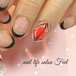 亀梨和也コンサートネイル💅 
#福井ネイルサロン #福井ネイル #ジェルネイル #ショートネイル #コンサートネイル #亀梨和也 #ソロコンサート #followme #gelnails #naillifesalonfeel #くちびるネイル #ぷっくりネイル #ライブ #ハンド #フレンチ #ショート #レッド #ブラック #シルバー #ジェルネイル #nailsalon_feel #ネイルブック