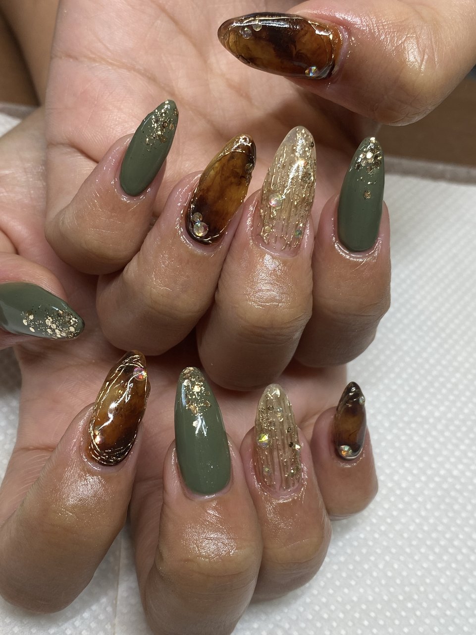 ネイル タコと津軽塗りのネイル🐙💅 うちの伝説のお客様、ちんすこう