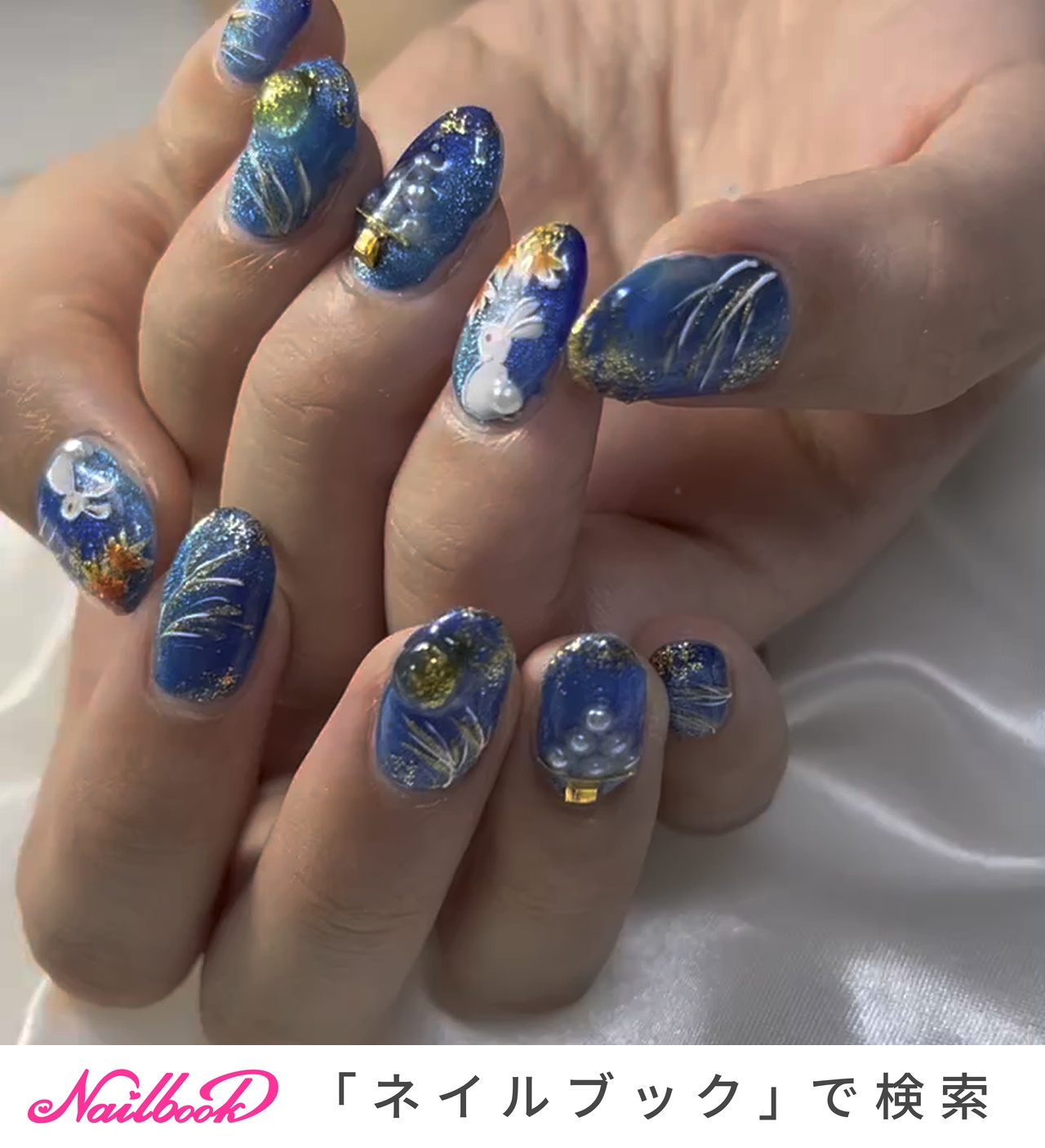 おすすめ順｜花火ネイル(花火)/#お月見ネイルのネイルデザイン｜ネイル 