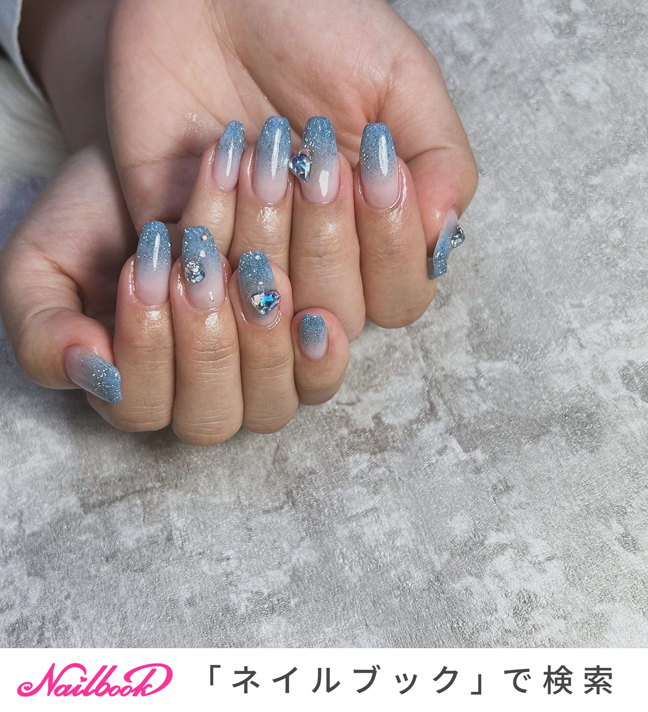 おすすめ順｜グラデーション/#青ネイルのネイルデザイン(2ページ