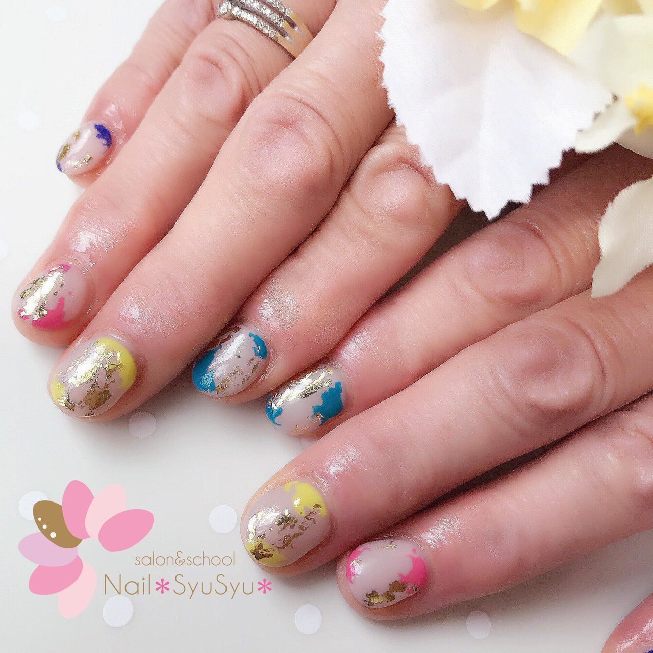 秋 オールシーズン ライブ ハンド ワンカラー Nail Syusyu ネイルシュシュのネイルデザイン No ネイルブック