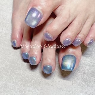 2025年】新着順｜フット/ツイード/ブルーのネイルデザイン｜ネイルブック